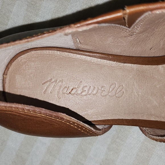 New Madewell "The Lucie" Genuine Leather Caramel Brown Flat Bootie - Picture 8 of 8